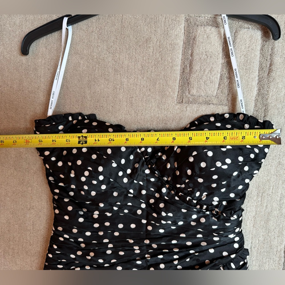 NWT 🌟 Ronny Kobo Haisley Polka Dot Dress - Picture 12 of 13